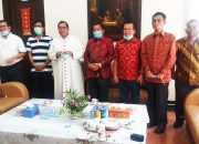 Uskup Agung Medan Doakan Calon Bupati Rapidin Simbolon