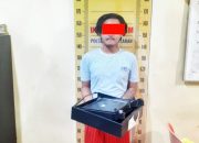 Curi Brankas Pratama Bakery Lewat Plavon, MRH Ditangkap Unit Reskrim Polsek Kota Kisaran