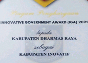 Pemerintah Pusat Berikan Predikat Innovative Government Kepada Pemerintahan Dharmasraya