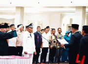 Bupati Lantik Walnag Panyubarangan Sembilan Pesan Jadu Amanah