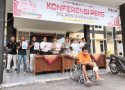 Polres Gelar Konferensi Pers Ungkap Kasus Mucikari Dan Senpi Rakitan