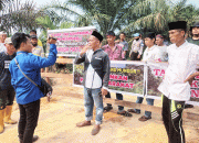 Gelar Unjuk Rasa Aksi Damai KT. Timur Jaya Serobot Lahan Masyarakat