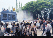 Aksi Demo Ricuh Massa Pemilu Polres Gelar Simulasi Sispamkota