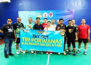 Uji Coba Bulutangkis Porwanas 2024: Tim Bulutangkis Siwo Jaya Bermain Imbang Hadapi Siwo Kalsel