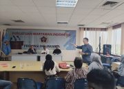 Rapat Pleno Perdana, PWI Jaya Dorong Pengurus Segera Melakukan Aktivitas