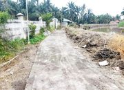 Pengerjaan Paving Block di Dusun 7 Desa Palu Manan Permudah Warga Angkut Hasil Panen