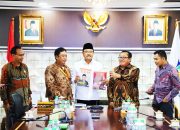 Pengurus SMSI Pusat Dipimpin Ketum Firdaus Gelar Audiensi dengan Mensos Saifullah Yusuf