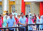 Semarak HUT Dharmasraya ke-21: Senam Massal Satukan Ratusan Peserta dalam Kebersamaan