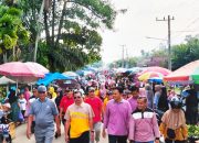 HUT ke-15 Nagari Sungai Duo Meriah! DPRD Dharmasraya Turut Ramaikan Jalan Santai Bersama Warga