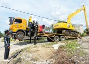 Alat Berat Beko Long Arm Tiba di Desa Palu Kurau, Warga Apresiasi Respons Cepat Bupati Deli Serdang