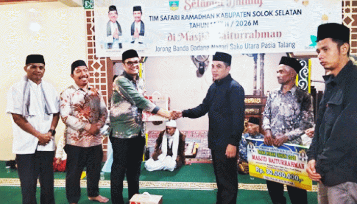 Pemkab Solok Selatan Perkuat Ukhuwah dan Kepedulian Sosial Lewat Safari Ramadan di Sako Utara Sungai Pagu