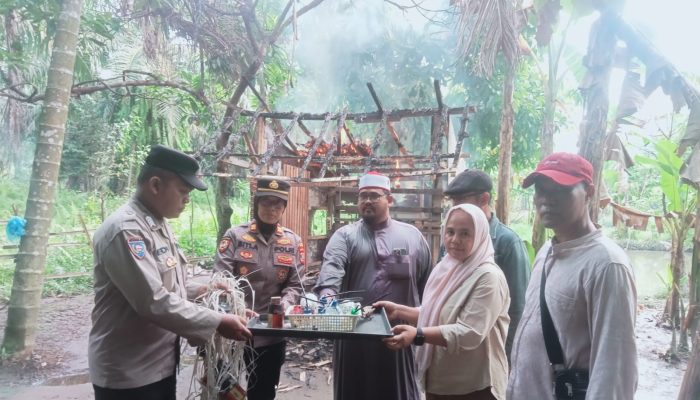 Warga Tandam Hilir I Bergerak, Barak yang Diduga Jadi Lokasi Penyalahgunaan Narkoba Dibongkar dan Diperiksa Polisi