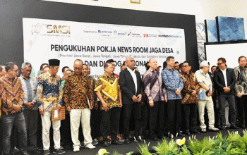 SMSI Kukuhkan Pokja Newsroom Jaga Desa, Hasyim Djojohadikusumo: Jakarta Tetap Aman dan Kondusif