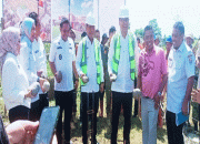 Peletakan Batu Pertama RSUD Hamparan Perak, Bupati Asri Ludin Tekankan Percepatan Pembangunan dan Normalisasi Sungai
